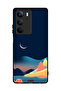 غطاء حماية لهاتف Realme C75 4G برسم تجريدي للقمر
