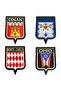 Metallized Sticker 4 Pcs