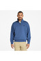 Men's Dark Blue Quarter-Zip Sweatshirt