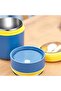 Double Soup Bowl Insulated Lunch Container Thermos Steel Food Jar with Spoon Stainless Steel - 7