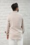 Regular Fit Collar Buttoned Summer Modal Fabric Men's Shirt - 4