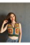 Hand Knitted Ethnic Women's Bustier - 4