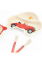 5 Piece Car Desinged Kids Bamboo Tableware Set - B - 3