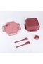 Kids Sports Lunch Box and Water Bottle Combo Set, BPA Free, Leakproof Food Grade PP with Chut - 5