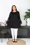 Women's Spanish Sleeve Lycra Black Tunic