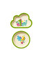 6 Piece Star and Cloud Dino Bamboo Tableware Set - 3