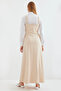 Women's Long Salopet Dress Cream 1174 - 5