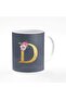Designer Printed Coffee Mug 11oz Ceramic Personalised Gift Mugs Cup - Custom Monogram Init