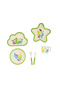 6 Piece Star and Cloud Dino Bamboo Tableware Set