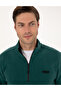 Emerald Regular Fit Half Zipper Fleece Sweatshirt 50314056-Vr055 - 2