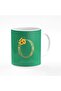 Designer Printed Coffee Mug 11oz Ceramic Personalised Gift Mugs Cup - Custom Monogram Init