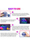 عرض ضوئي LED ساحر - تخلق الأضواء متعددة الألوان الساطعة تأثيرًا بصريًا سحريًا أثناء الرحلة. - 5