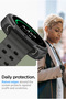 Liquid Air for Samsung Galaxy Watch 8 Classic 46mm Case (2025) - Matte Black - 4