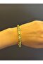 Mineral Coated Steel Flower Patterned Women's Handcuff Bracelet - 5
