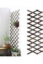 FFD Expandable Wooden Garden Fence – Adjustable Privacy Trellis for Indoor & Outdoor Use 75cm - 3