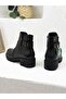 1950807K Sole Buckle Detail Genuine Leather Boots for Women - 5