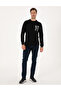 Black Regular Fit Crew Neck Sweatshirt 50317750-Vr046 - 4
