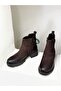 1950811K Genuine Leather Zippered Daily Boots for Women - 4