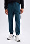 Sportsman Jogger Sweatpants Standard Fit Three Pockets Waist Tie Elasticated Leg D3741Ax24Wn