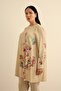 Panel Floral Patterned Viscon Tunic - 4