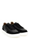 Black 100% Leather Casual Shoes 50315618-Vr046