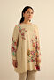 Panel Floral Patterned Viscon Tunic - 2