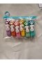 Set of 6 Colorful Paw Shaped Highlighters – Transparent Zipper Bag - 3