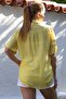Yellow Shirt Collar Short Sleeve Non-Filled Washable Casual Woven Shirt 62 67 - 2