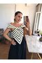 Women's Asymmetric Collar Knitwear Detailed Maxi Long Dress - 7