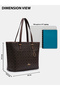 Women's Monoprint Sherry Tote (Brown) - 7