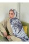 شال لينا بنمط النخيل