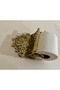 Esterhomedecor Brass Toilet Paper Holder Width 14cm Height 17.5cm Without Screws - 5