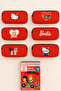 Double Compartment Figured Pen Holder + 12 Crayons Middle School Elementary School Preschool High School Children Teenager