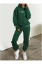 Unisex Men Women Thats so Faith Printed Oversize 3 Thread Hooded Tracksuit Set - 2