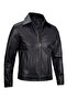 MEN'S GENUINE LEATHER COAT - 4