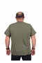 Men's Plus Size Crew Neck T-Shirt Re-Born 25185 Khaki - 3