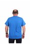 Men's Plus Size Crew Neck T-Shirt Un Stop Able 25181 Cobalt Blue - 3