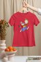White Rabbit Crew Neck 100% Cotton Printed Short Sleeve Children's and Teenage T-Shirt