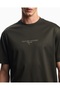 Men's Crew Neck Short Sleeve Jersey Domed Logo Brown T-Shirt Em002838 Af10761-U8120 - 3
