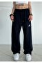 Star Embroidered All Seasons Wearable Adjustable Leg Loose Sweatpants - 3