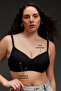 Padded Non-Wired Full Coverage Multiway T-shirt Bra in Black