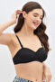 Cotton Padded Non-Wired Strapless Balconette T-Shirt Bra - 4