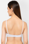 Non-Padded Non-Wired Full Cup Multiway T-shirt Bra in Light Grey Melange - Cotton Rich - 4