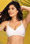 Cotton Padded Non-Wired Racerback T-Shirt Bra - 2