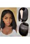 Medium-Parted Short Hair Bobo Head Wigs - 4
