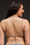 Non-Padded Non-Wired Full Coverage Multiway T-shirt Bra in Nude Colour - Cotton - 4