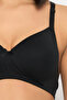 Padded Non-Wired Full Coverage Multiway T-shirt Bra in Black - Cotton - 7