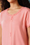 Top & Pyjama Set in Peach Colour - Cotton - 6