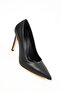Black Women's Classic Heeled Shoes 20819 - 3