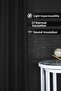 Black Blacout Sunproof Blackout Background Curtain Flat Planting (Enxboy) Dimensions